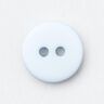 2-hole button round [Ø 11 mm] – silver blue,  thumbnail number 1