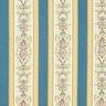 Biedermeier Stripes Jacquard Furnishing Fabric – cream/blue,  thumbnail number 1
