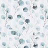 Double Gauze/Muslin watercolour eucalyptus vines Digital Print – white,  thumbnail number 1