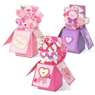 Love Pop-Up Boxes [ 3pieces ] – pink/pink, 