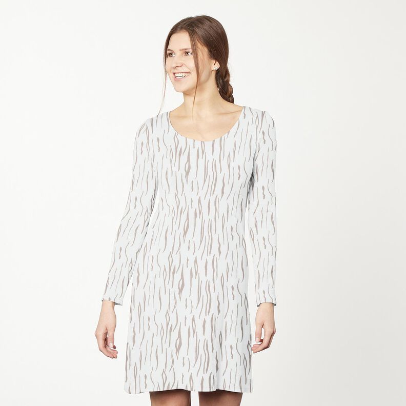 Zebra cotton jersey – offwhite,  image number 5