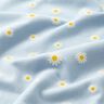 Waffle Jersey Ox-eye daisies – silver blue,  thumbnail number 2