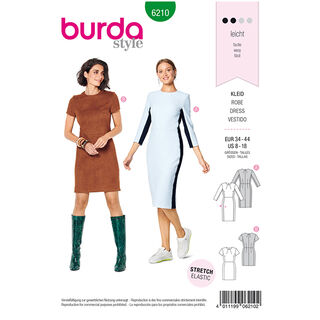 Dress, Burda 6210 | 34 - 44, 