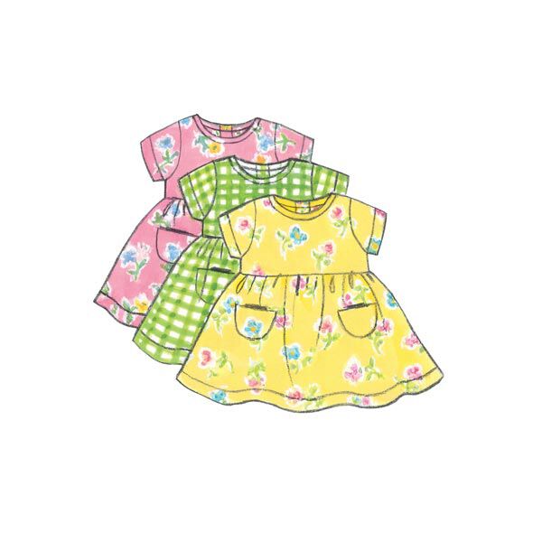 Infants' Dress / Jumper, Butterick 5624 | NB - M,  image number 10