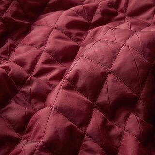 Quilted lining rhombus – burgundy, 