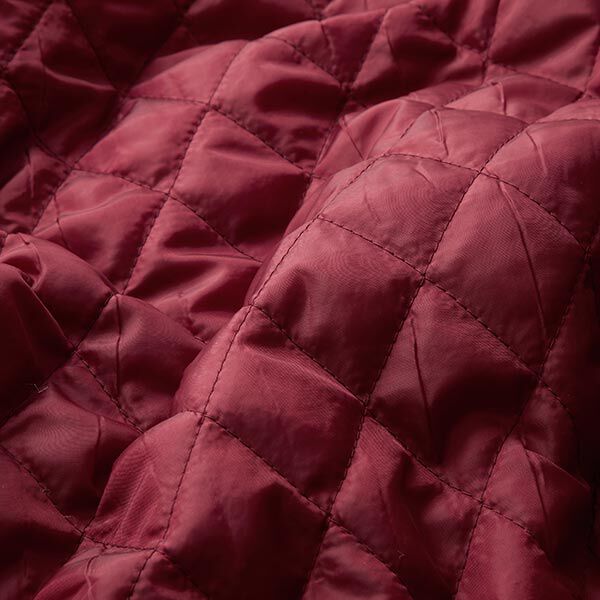 Quilted lining rhombus – burgundy,  image number 3