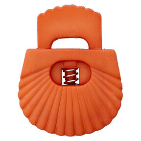 Cord Stopper Shell [Opening: 8 mm] – terracotta, 