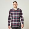 Cotton Flannel checked – blue-black/carmine,  thumbnail number 6