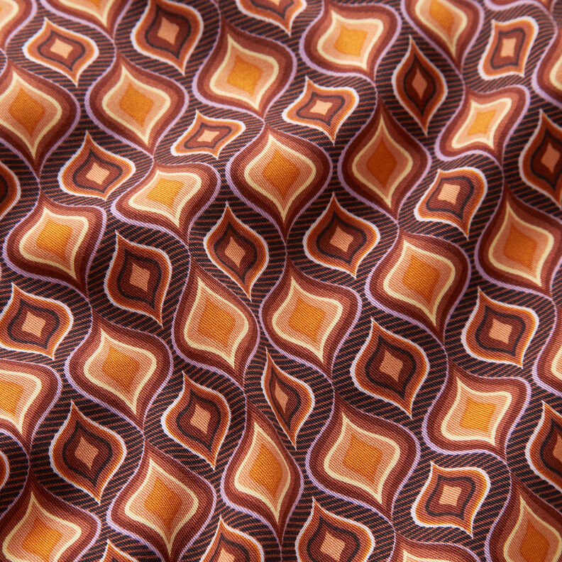 Punto Milano retro pattern – terracotta,  image number 2