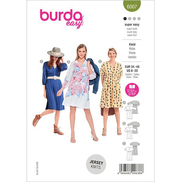 Summer Dress, Burda 6007 | 34 - 48,  image number 1