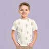 GOTS Cotton Jersey Rabbit with flower Digital Print – ivory,  thumbnail number 7