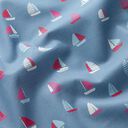 GOTS Batiste Sailboats | Tula – denim blue, 