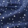 Chambray little hearts – navy blue/offwhite,  thumbnail number 2