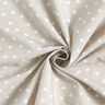 Scattered hearts organic cotton poplin – greige,  thumbnail number 3
