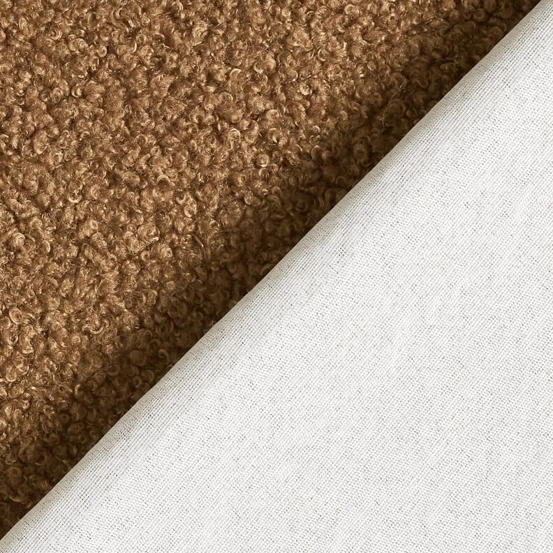 Upholstery Fabric Teddy soft – mocca,  image number 3