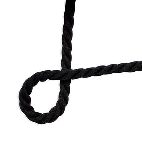 Cotton Cord [ Ø 8 mm ] – black, 