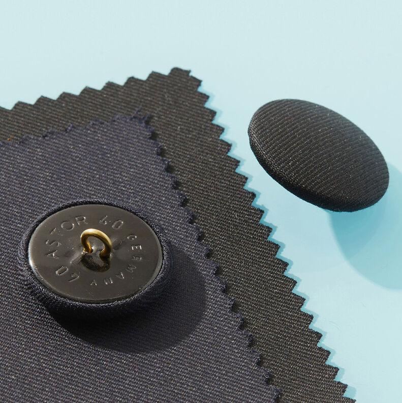 Covered Gloss button – marine,  image number 2