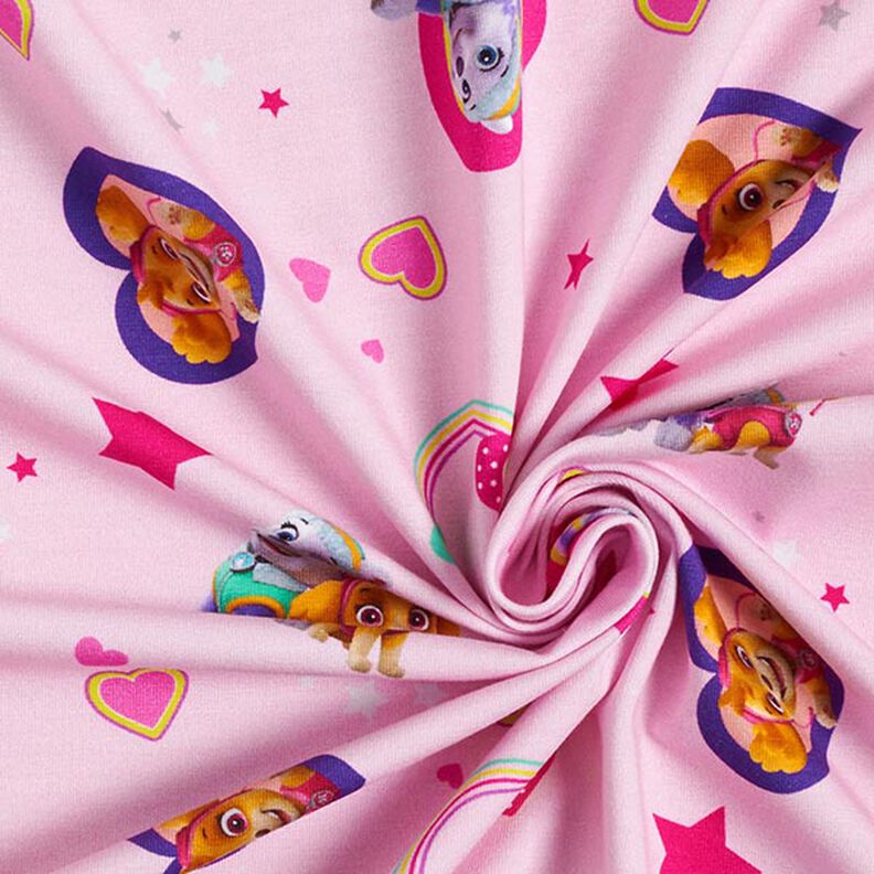 Paw Patrol Hearts Cotton Jersey – pink,  image number 3