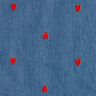 Chambray  – denim blue/fire red,  thumbnail number 1