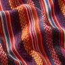 Decor Fabric Jacquard Chevron stripes – carmine/green,  thumbnail number 2