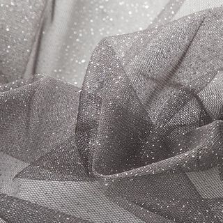 Royal Glitter Tulle – dark grey/silver, 