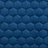 Upholstery Fabric Velvet Honeycomb Quilt – navy blue,  thumbnail number 1