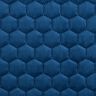 Upholstery Fabric Velvet Honeycomb Quilt – navy blue,  thumbnail number 1