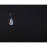Cotton Jersey Panel Guitar | Glitzerpüppi – black/orange,  thumbnail number 5