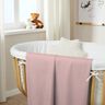 GOTS Triple-Layer Cotton Muslin – light dusky pink,  thumbnail number 8