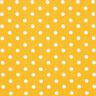 Cotton Poplin Large Dots – mustard/white,  thumbnail number 1