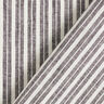Linen Cotton Blend Wide Stripes – black/offwhite,  thumbnail number 4
