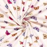 Cotton Jersey colourful butterfly – offwhite,  thumbnail number 3