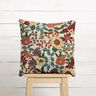 Decor Fabric Tapestry Fabric retro flowers – petrol,  thumbnail number 7