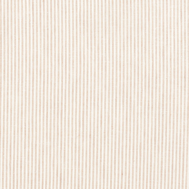Linen Cotton Blend Narrow Stripes – beige/offwhite,  image number 1