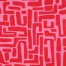Coated Cotton abstract – red/pink,  thumbnail number 1