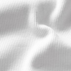 2x2 Ribbing Plain – white, 