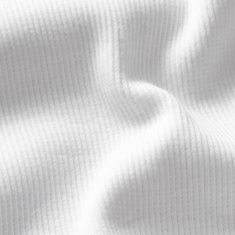2x2 Ribbing Plain – white,  image number 2