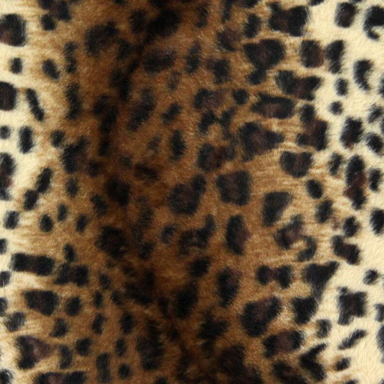 Imitation Fur Leopard – beige, image number 1
