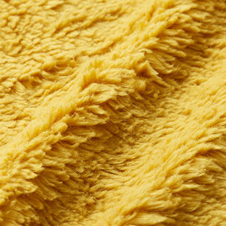Plain cotton sherpa – mustard, 