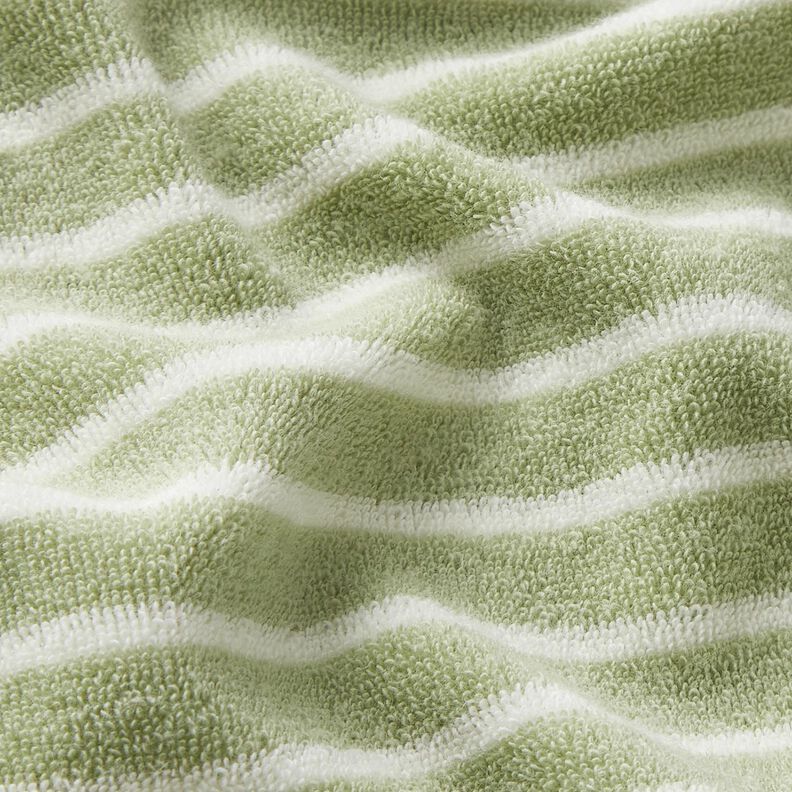 terry cloth jersey stripes | by Poppy – pistachio,  image number 2
