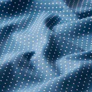 Cotton Poplin Little Dots – denim blue/white, 