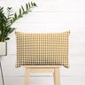 Cotton Vichy check 1 cm – mustard/white,  thumbnail number 6