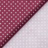 Cotton Poplin Mini polka dots – burgundy/white,  thumbnail number 4