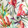 Outdoor Fabric Canvas Exotic flowers – white/green,  thumbnail number 3