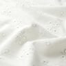 Broderie Anglaise flowers with leaves – white,  thumbnail number 2