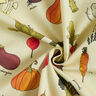 Decor Fabric Half Panama Vegetable varieties – light beige/burgundy,  thumbnail number 3