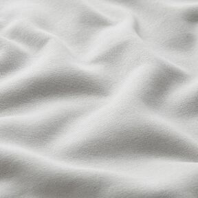 Brushed Sweatshirt Fabric plain Lurex – silver grey/silver, 