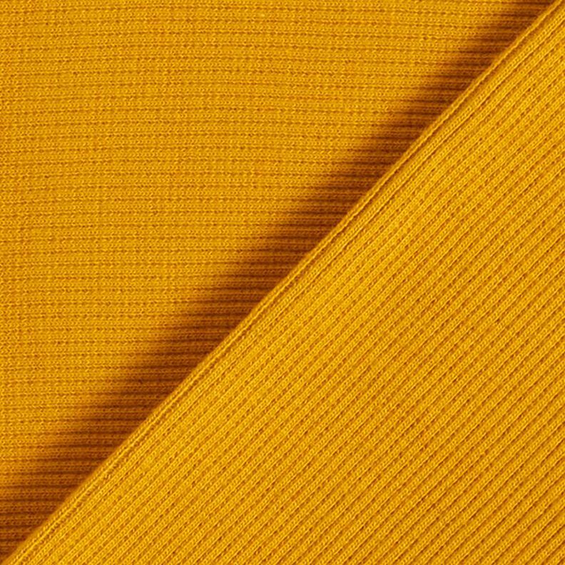 GOTS 2x2 Ribbing | Tula – curry,  image number 3