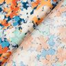 viscose fabric speckled flowers – terracotta/blue,  thumbnail number 4