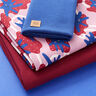 Slime monster sweatshirt fabric package | PETIT CITRON – pastel violet/royal blue,  thumbnail number 1